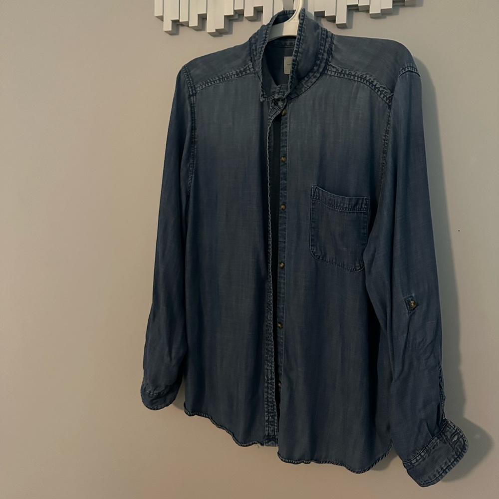 AE denim button up